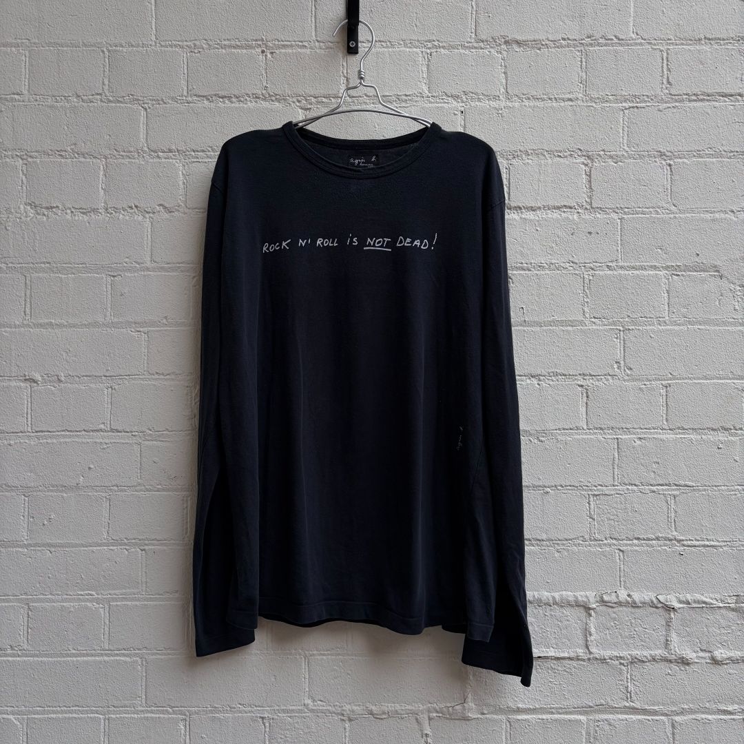 Agnes b. Homme rock n roll long sleeve T-shirt by agnes b. homme in size L from TOPS category