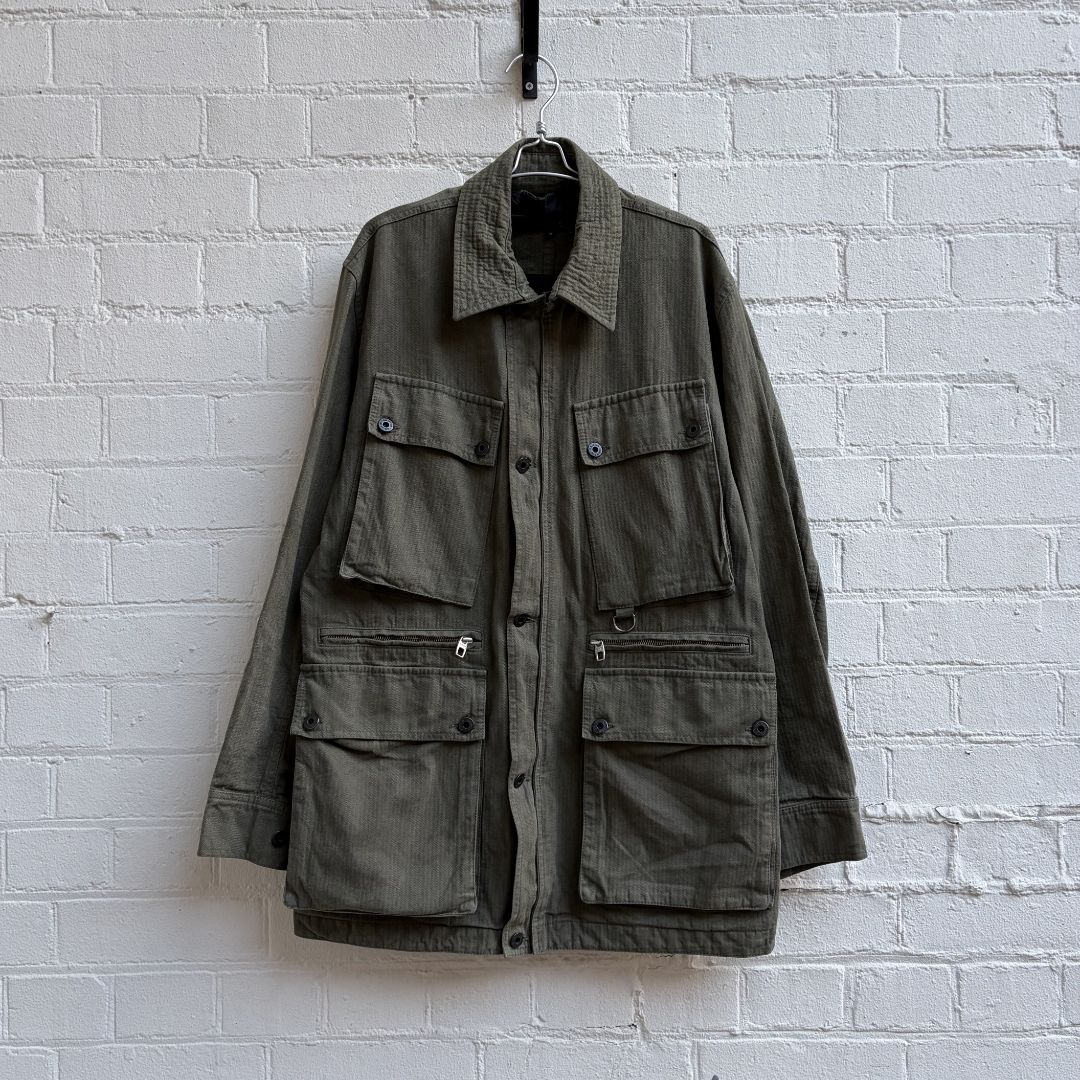 Griffin Utility Military Jacket by griffin in size L from COATS & JACKETS category