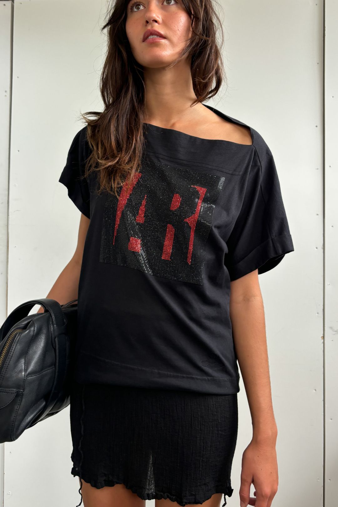 RARE VIVIENNE WESTWOOD ANGLOMANIA STUDDED T‑SHIRT by VIVIENNE WESTWOOD in size M from TOPS category