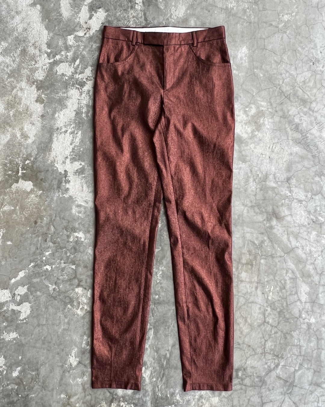 Gucci by Tom Ford SS1997 Lurex Disco Pants by GUCCI in size FR 42 from TROUSERS category